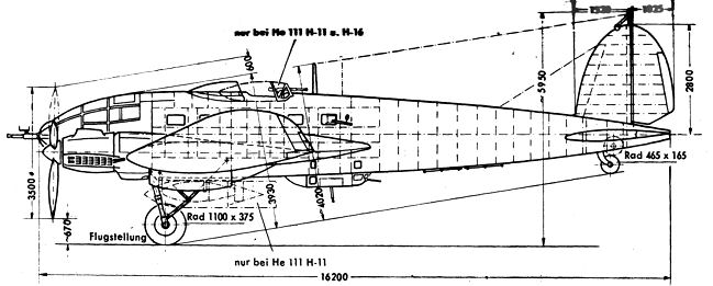 Чертеж he 111